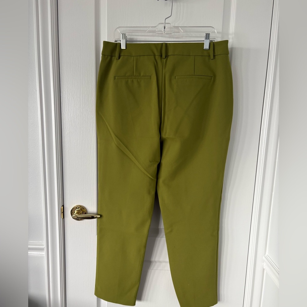 Rachel Zoe Chartreuse Green Trousers size 14 - Picture 2 of 4